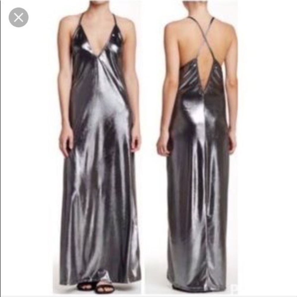 American Apparel Silver Dress